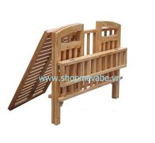 Cũi gỗ Thông đa năng cho bé 70x110cm
