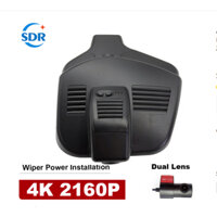 4k 2160P Cắm và chạy Đầu ghi Video DVR xe hơi Wifi Dashcam cho Ford Edge 2019 2020 Điều khiển bằng ứng dụng điện thoại di động