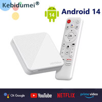 4K 2GB Android 14 hộp TV thông minh 8GB / 16GB TV Stick HDR10 + Hộp hàng đầu 2.4GHz + 5GHz WiFi Bluetooth Quad Core Smart Home HD Player