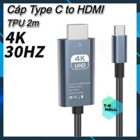 [4K 60hz] Dây Cáp Chuyển Đổi Cổng USB Type C Sang Hdmi 4k 60hz Cho Điện thoại Laptop Thunderbolt 3 Displayport PKCN