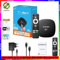 4K Android TV Box Hỗ Trợ Kiểm Soát Giọng Nói Việt Wifi 4G Bluetooth Băng Tần Kép Tivi Box 100 Kênh Miễn Phí Tầm nhìn 3D