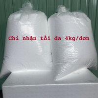 4kg Hạt xốp trắng nhồi ghế lười, nhồi hộp quà, nhồi gối giá tại xưởng