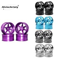 4p Hợp Kim Nhôm6 Nói Vành Bánh Xe Cho RC 1 / 10 Trên Đường 1052 Drift Sakura TE37 +
