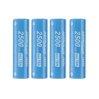 4Pcs Astrolux® E1825 18A 2500mAh 3.7V 18650 Li-ion Battery Unprotected High Drain Rechargeable Lithium Power Cell For As
