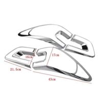 4pcs Car ABS Chrome Tail Light Cover Trim for Renault Kadjar 2015 2016 2017 2018 - intl