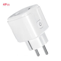 4Pcs CROSIKO BSD33EU 16A Zigbe3.0 Smart Socket EU Power Monitoring Timing Function Countdown Voice Remote Control Works