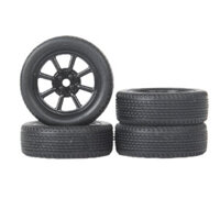 4PCS LDRC A86 A86P 1/18 RC Car Spare Tires Wheels 4mm Hex LA0017 Drift Vehicles Models Parts Accessories