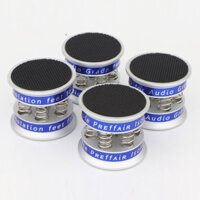 4Pcs PREFFAIR SP4540S/B Aluminum Alloy Shockproof Spring Pad Shock Absorber Isolation Stand for Amplifier Speaker Turnta