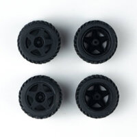 4PCS SG Pinecone Forest 2410 2411 1/24 Drift RC Car Spare Tires Wheels F3-07 Vehicles Models Parts Accessories