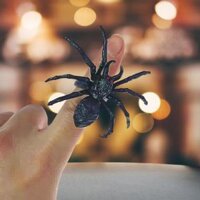 4Pcs Simulation Spider  rings Vintage Jewelry Gift Creative Open rings for Halloween