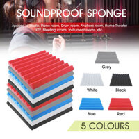 4Pcs/Set 50x50X5CM Acoustic Foam Panel Home Treatment Sound Absorption Tiles