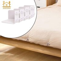 4x Kẹp giữ ga trải giường có dải chống trượt Máy bó sát hạng nặng Giữ chắc chắn và khóa chặt Tấm ga trải giường Chốt góc