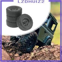 4x RC Bánh Xe Và Lốp Xe Bộ RC Bánh Xích Lốp Xe Ô Tô Phụ Kiện Lốp RC Chắc Chắn Với