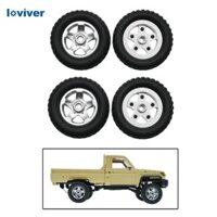 4x RC Lốp Xe Bánh Xe Cao Su Lốp RC Phụ Kiện Chắc Chắn Phần Nâng Cấp Cho MN82 82S LC79 Tỉ Lệ 1 / 12 RC Xe DIY Sửa Đổi