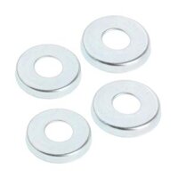 4x Replacement Skateboard Truck Bushings Washers Cup Gasket Hardware - Silver