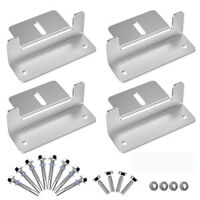 4X Solar Panel Mounting Bracket Aluminum Solar Panel Z Brackets Roof Solar Panel Bracket for RV Boat Wall Caravans Yacht