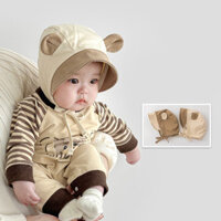 [5-24 Tháng] Mũ Bé Hàn Quốc Xuân Thu Dễ Thương Siêu Dễ Thương Cho Bé Mũ Bảo Vệ Tai Mũ Chống Nắng QN501