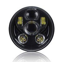 5 3/4 5.75 inch Motorcycle LED Headlight Compatible with Harley Davidson Dyna Street Bob Super Wide Glide Low Rider Night Rod Train Softail Deuce C...