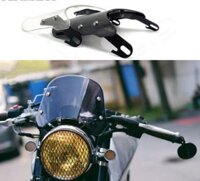 5-7 inch Xe Máy Retro Cafe Racer Đèn Pha Kính Chắn Gió Dụng Cụ Tấm Che Phù Hợp Cho Xe Honda Yamaha XJR 1300 Suzuki GSX 1400 Hoàng Gia