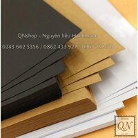 5 bìa kraft 250 gsm, bìa kraft dày 2mm, bìa màu 160gsm, bìa đen trắng....làm thiệp, trang trí Scrapbook, Lovebox - Bút nhũ vàng