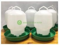 5 Bình Đựng Nước Cho Gia Cầm (Chim, Gà, Ngan, Ngỗng, Vịt, ....) Dung Tích: 4L - Máng uống nước Bình Thuận 4 lít