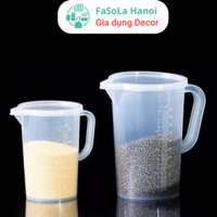 [5⭐] Ca đong nhựa 5L chia vạch các cỡ nhựa dẻo trong suốt