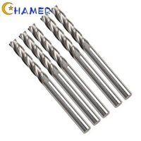 5 CÁI 1 / 8 "3mm Shank Carbide CNC 4 sáo xoắn ốc Bit End Mill Cutter CEL Tool [chamer]
