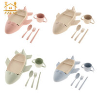 5 Cái / bộ Chia Thức Ăn Khay Phục Vụ Cafeteria Mess Khay Bento Hộp Cơm Trưa