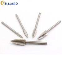 5 Cái / bộ Khắc Gỗ Và Khắc Mũi Khoan Phay Khắc Dụng Cụ Gốc Khắc [chamer]