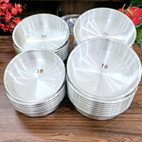 (5 cái) Bơ xửng nhôm, Khay nhôm, Khuôn bánh da lợn, bánh bò, bông lan, rau câu, dày, đúc nguyên khối