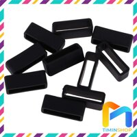 5 cái Con đỉa dây đồng hồ - Phụ kiện dây đồng hồ silicone - 18mm - Trắng