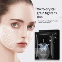 5 Cái / hộp Axit Hyaluronic Nasolabial Gấp Miếng Dán Loại Bỏ Giảm Đường Cười Mặt nạ Nâng Microcrystalline Chống Nhăn Đường Mịn Miếng Dán Mặt nạ
