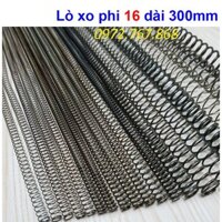 [5 cái] Lò xo nén phi 16mm dài 300mm