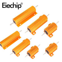 5 Cái / lốc 10W Nhôm Điện Kim Loại Vỏ Vỏ Điện Trở Dây 1 2 5 10 20 50 68 100 150 1K 5K 10K ohm resistencias electronica