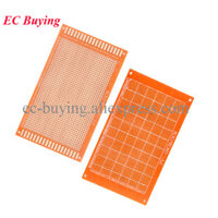 5 Cái / lốc 9x15 9 * 15cm Nguyên Mẫu Đơn PCB Đa Năng Ban Thử Nghiệm Bakelite Đồng Tấm Circuirt Ban Màu Vàng 2.54MM