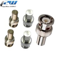 5 Cái Rất Nhiều 50Ohm, 75Ohm BNC Nam Cắm Chấm dứt Tải trọng giả 50,75 Ohm BNC Nam Terminator RF BNC Đầu nối BNC cho CCTV