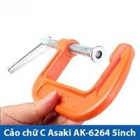 5" Cảo chữ C [HÀNG CHÍNH HÃNG] Asaki AK-6264 5inch (Vam chữ G) cao cấp