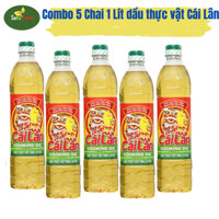 5 Chai Dầu Ăn Cái Lân 1 Lít Combo Tiết Kiệm Cho Mọi Gia Đình