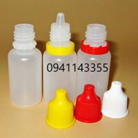 5 Chai nhựa 5 ml nhỏ giọt bộ gồm 5 chai