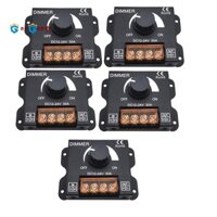5 Chiếc DC 12V 24V LED Dimmer Switch 30A Bộ Điều Chỉnh Điện Áp Có Thể Điều Chỉnh Bộ Điều Khiển Cho Dải LED Ánh Sáng Làm Mờ Thay Thế Các Bộ Phận Dự Phòng