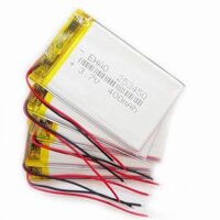 5 Chiếc EHAO 253450 3.7V 400MAh Pin Sạc Lithium Polymer LiPo Siêu Mỏng Tế Bào Cho Mp3 GPS Loa Đồng Hồ Thông Minh