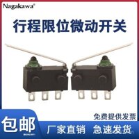 [5 chiếc] Khóa cửa ô tô, công tắc vi hành chống thấm nước, chống bụi, tay cầm dài 3 chân, công tắc tự đặt lại giới hạn hành trình