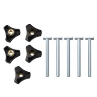 5 Chiếc M8 Chủ Đề T-Track T Khe Cắm Bu Lông Hoặc Hạt Cho Dụng Cụ Chế Biến Gỗ Jig Fastener
