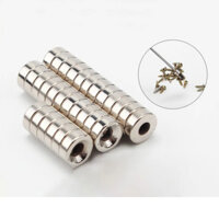 5 Chiếc Nam Châm Tròn Có Lỗ Điện Thoại Di Động Sửa Chữa Máy Tính Tua Vít Nam Châm Từ Tính Mạnh Plus Vòng Từ Tính