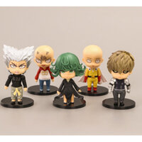 5 Chiếc Q Phiên Bản One Punch Man Anime Lovers Saitama Genos Tatsumaki Garou Hình Đồ Chơi Hành Động Hình Mẫu Xe Để Bàn Trang Trí
