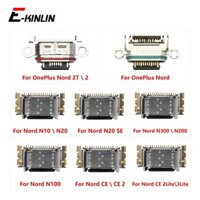 5 Chiếc USB Jack Kết Nối Ổ Cắm Type-C Cổng Sạc Sạc Cắm Dock Cho OnePlus Nord 2T N100 N200 N300 N20 SE N10 CE 2 3 Lite 5G