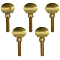 5 Chiếc Vàng Đồng Clarinet Saxophone Sax Cổ Thắt Vít Soprano Alto Tenor Woodwind Nhạc Cụ