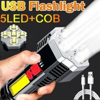 5 Đèn Pin Cực Sáng Có Thể Sạc Lại Bằng Cổng USB