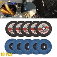 5 Đĩa cắt 75mm + 5 Đĩa nắp phẳng Bánh mài cho máy mài góc [chamer]