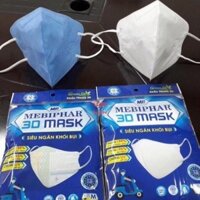 [5 gói] 25 khẩu trang y tế 5 lớp 3D MARK Mebiphar tái sử dụng được nhiều lần